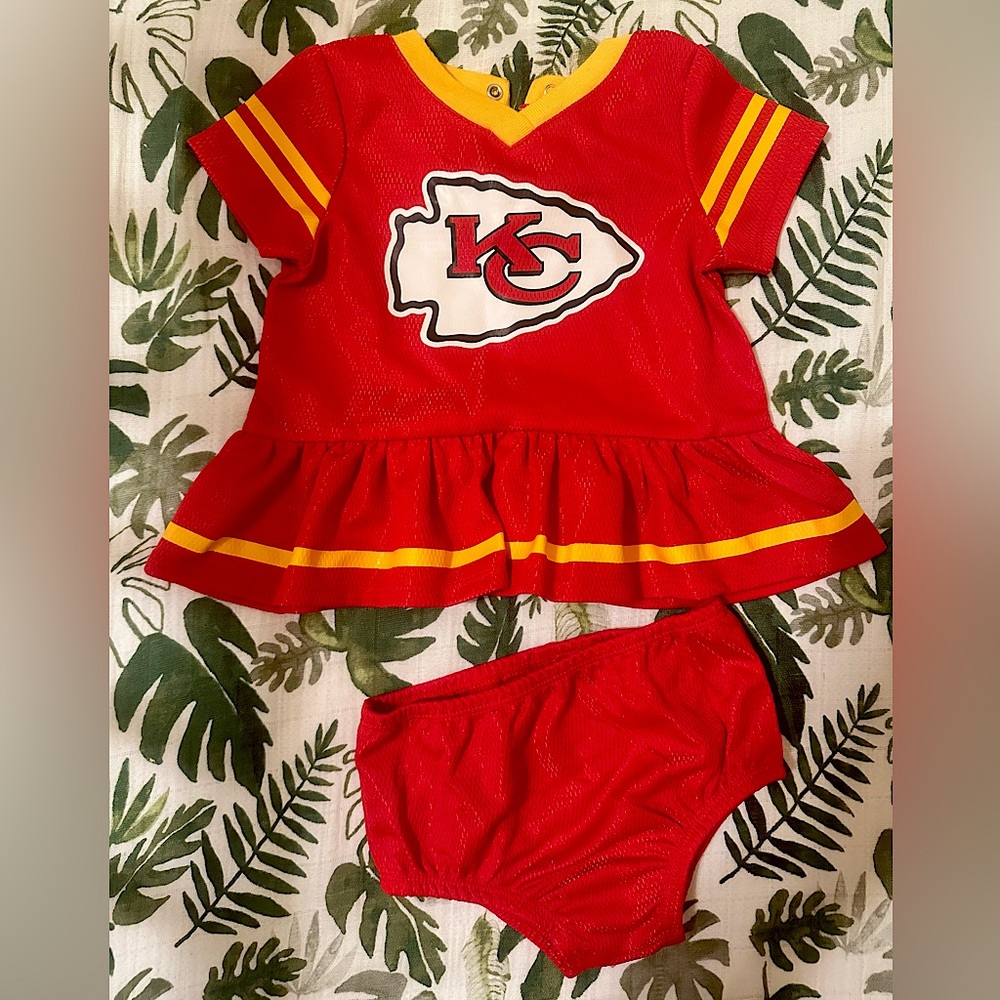 KC Kansas City Chiefs Jersey Dress 3-6mo
